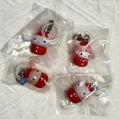 サンリオキャラクターズ　いちごめじるしアクセサリー 4個セット