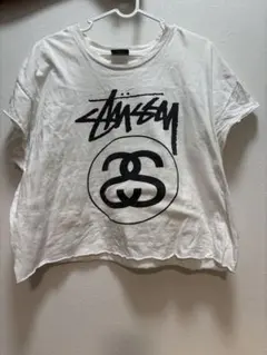 STUSSY クロップド丈 Tシャツ ホワイトのサムネイル