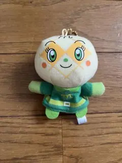 美品　メロンパンナちゃん　指人形ぬいぐるみキーホルダー