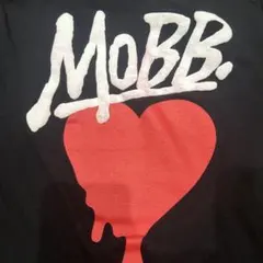 送料無料：美品！MOBBモブ　 ブラック 黒　 Tシャツ 半袖　 レディースS