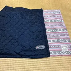 防寒巻きスカート　リバーシブル　登山　アウトドアなどに