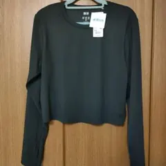 UNIQLO AIRism ブラック 長袖 Tシャツ XXL