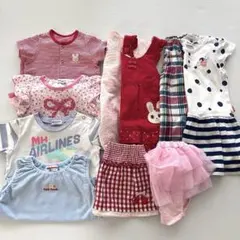 ミキハウス　トップス　スカート　10点まとめ売り　80 90