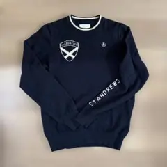 St Andrews ネイビー セーター M