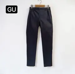 GU ♡ウエストゴム ストレッチ レギンスパンツ ブラック Sサイズ