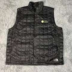 激レア ノースフェイス サーモボール エコ 中綿ベスト 黒 メンズ　XXL