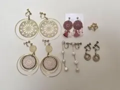 ゴールド　イヤリング　セット