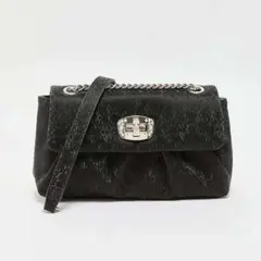 ショルダーバッグ ブラック 合成皮革