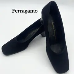 Ferragamo フェラガモ スウェード パンプス ヒール レディース 靴
