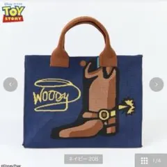 【新品タグ付き】しまむら トイストーリーウッディ ニットトートバックのサムネイル