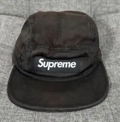 希少17aw Supreme Side Zip Camp Cap ブラック