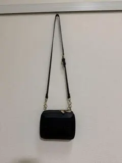 SAMANTHAVEGA ブラックショルダーバッグ