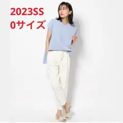 未使用＊BARNYARDSTORMジャガードイージーパンツ 華やか&楽ちん 白のサムネイル