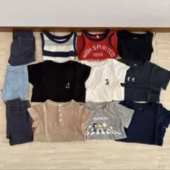子供服　半袖　まとめ売り　80-90 12点　入園準備