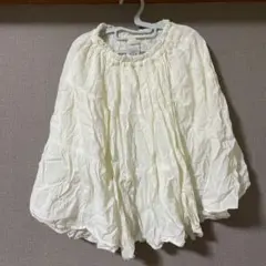 子供用スカートMサイズ　ホワイト　ブランシェス