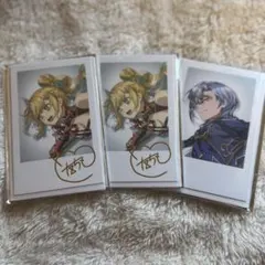 にじさんじ 立伝都々 ミラン・ケストレル サイン入りチェキ 3枚セット