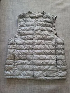 UNIQLO パフテックコンパクトベスト ダークグレー L