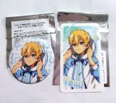 地縛少年花子くん 2 カラオケの鉄人 カラ鉄 ビジュアルカード 缶バッジ 源輝