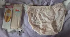 【未使用】レディースショーツ1枚＋サニタリーショーツ1枚　Mサイズ　薄ピンク