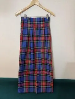 Mila Owen チェック柄タイトロングスカート サイズ0