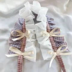 ハンドメイド スマホストラップ フリル チュール 水色 ガーリー 推し活 春夏