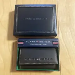 TOMMY HILFIGER トミーヒルフィガー レザー キーケース ブラウン