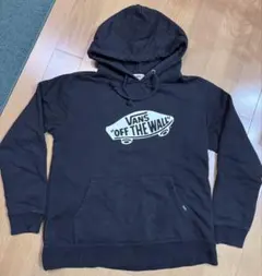 VANS OFF THE WALL ブラックパーカー L