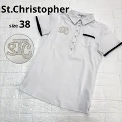 最終価格《St.Christopher》レディース ゴルフ ポロシャツ 38 Mのサムネイル