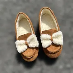 ムートン　モカシン　19.0cm　女の子　裏地ファー
