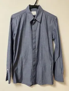 ダークブルー 長袖シャツ M