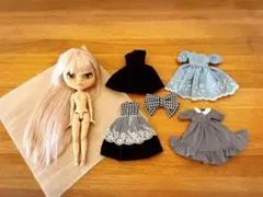 カスタム　ネオブライス人形　衣装セット　アウトフィット付き　作家様　ドール
