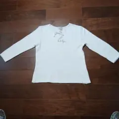 pom ponette 長袖カットソー 130cm ホワイト