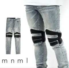 本日限定 ミニマル ダメージデニムパンツ スキニー us drip