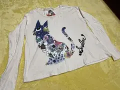 【再値下げしました】スカラー 猫 ロングスリーブTシャツのサムネイル