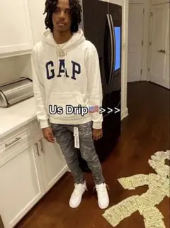 ［希少Sサイズ］GAP パーカー ホワイト us drip uk drip