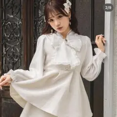 ROJITA BIGリボンツイードセットアップ White