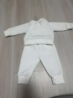 ホワイト ニット セットアップ