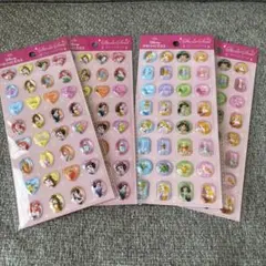 セリア ディズニープリンセス ストーンシール 2種 4枚セット