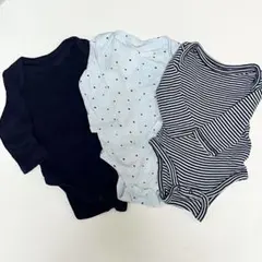 GAP 長袖 ボディスーツ3点セット　3-6months