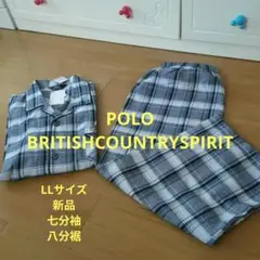 新品　LLサイズ　チェック柄パジャマ