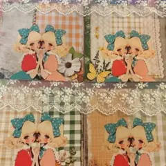 unichoco×mknya スクエア バラメモ 4種類各5枚♡20枚
