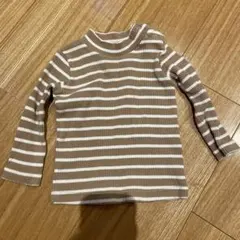 【大特価】SALE  値下げ　ブランシェス リブ　トップス　ボーダー　80