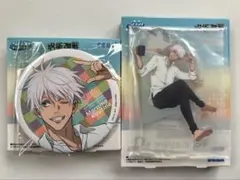 呪術廻戦　セガラッキーくじ　アクスタ　缶バッジ　五条悟