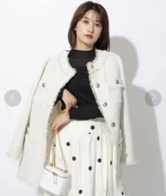 新品未使用！タグ付き！【rirandture】ノーカラーコート 2025年最新】Rirandture 季節感：秋 レディース ノーカラー