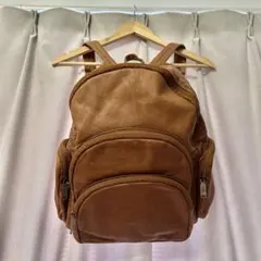 ◆土日限定値下げ◆ヴィンテージ used 古着 レザーリュック ブラウン
