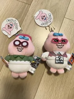 おぱんちゅうさぎ　ぬいぐるみキーホルダー 家庭教師 漫画家　2点セット