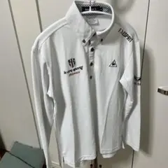le coq sportif 長袖ポロシャツ ホワイトMサイズ