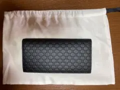GUCCI グッチ マイクロGG 長財布 ブラック