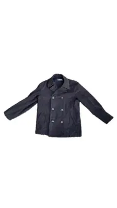 2wayブラック ダブルブレスト ピーコートarchives y2k