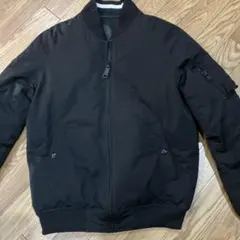 nano universe×東京西川ダウン リバーシブルMA-1 黒